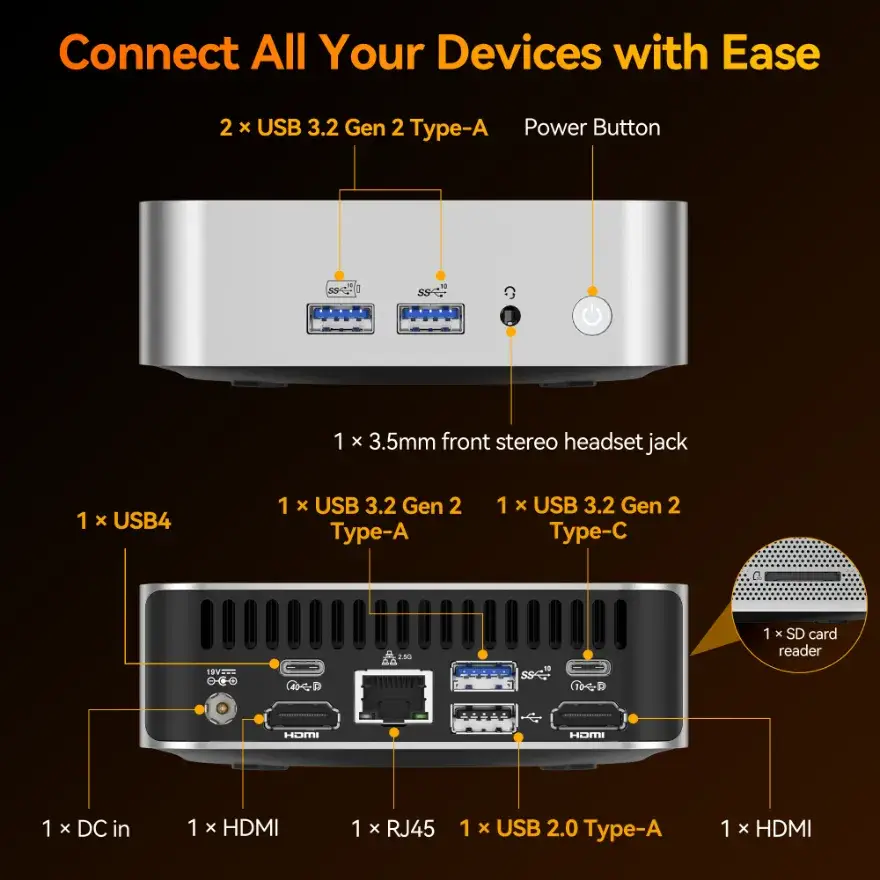 GEEKOM A8 Mini PC