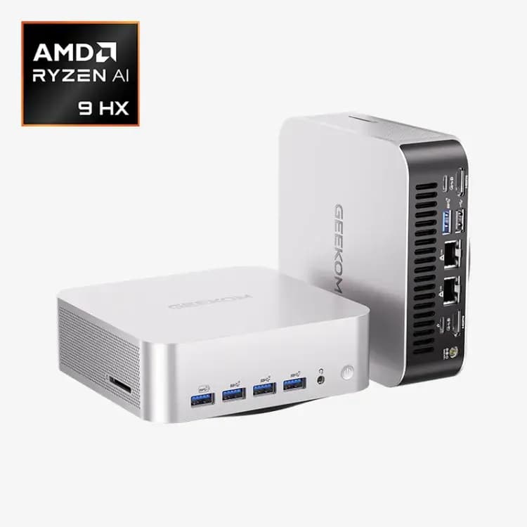 GEEKOM A9 Max 2026 Edition AI Mini PC AMD Ryzen AI 9 HX 470 | HX 370