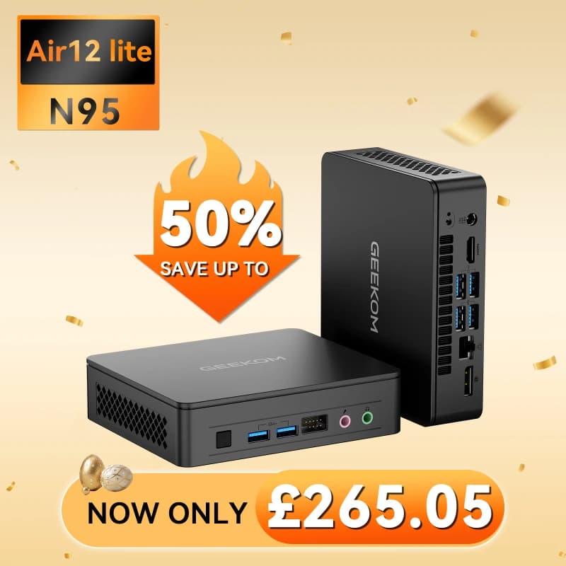 GEEKOM Air12 Lite Mini PC Intel® Alder Lake N95