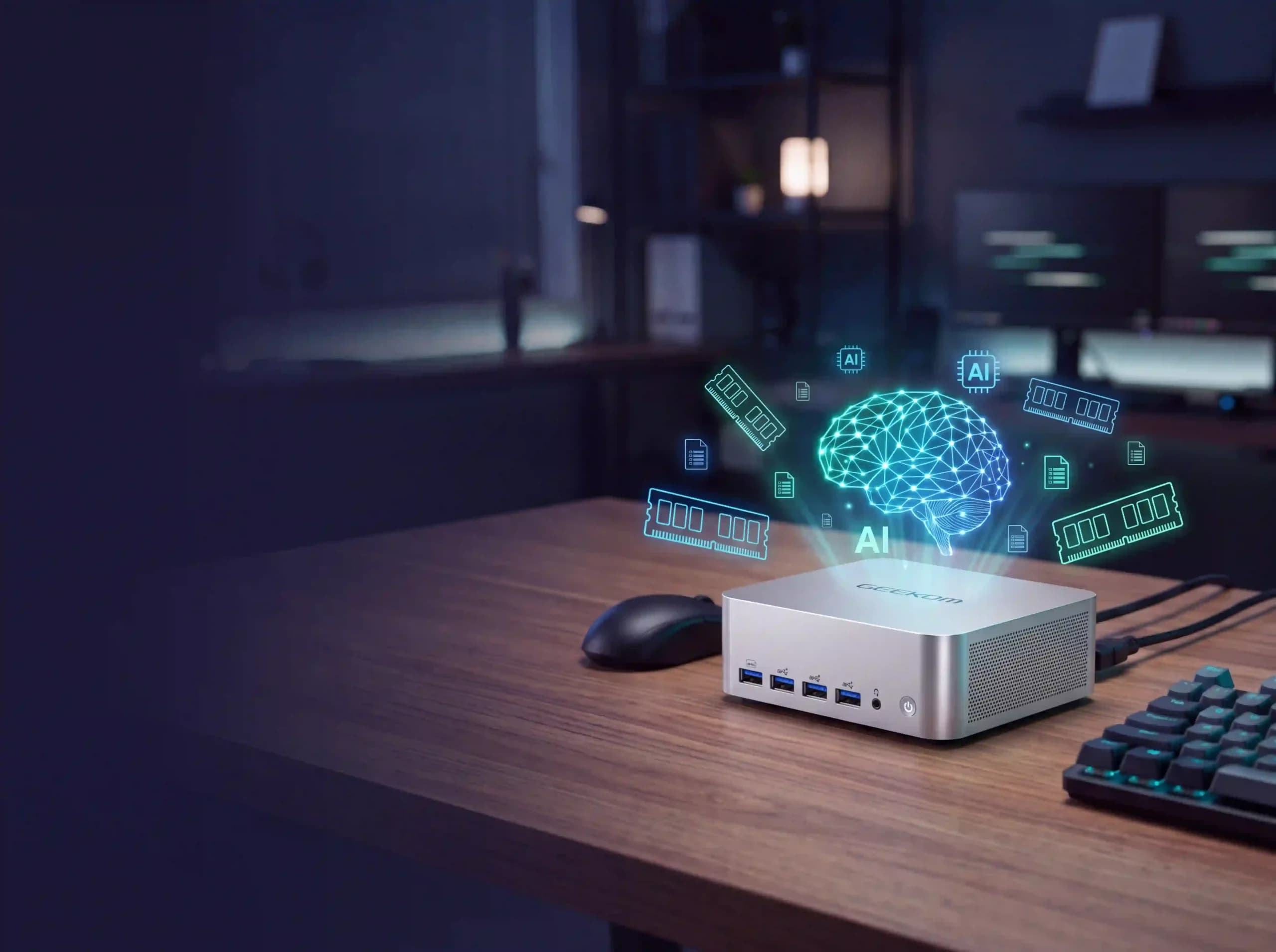 Using AI for office work with the GEEKOM A9 MAX